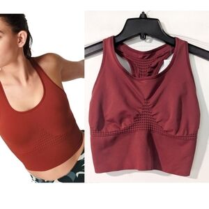 NWT Sweaty Betty | Stamina Longline Sports Bra In Falu Red
